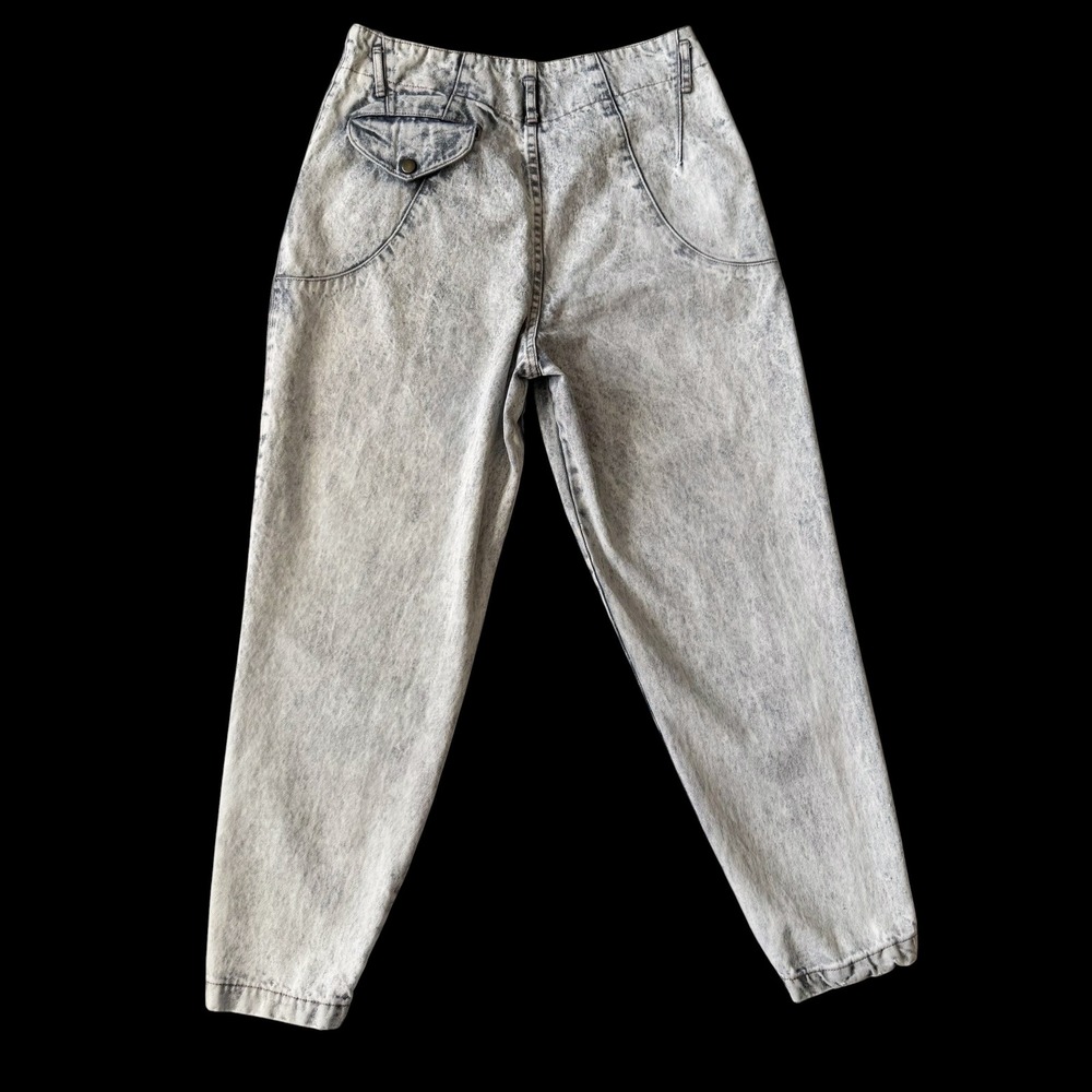 Unionbay Vintage 80s Acid Wash High Waisted Tapered Denim Jeans Size 10 12 Indie - Picture 8 of 10